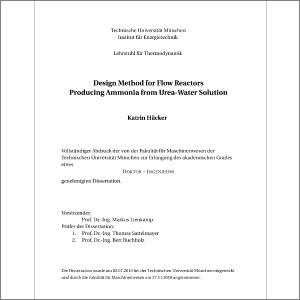 Design Method For Flow Reactors Producing Ammonia From Urea Water