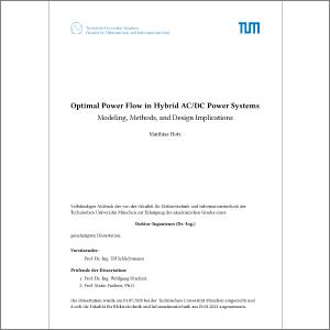 Optimal Power Flow In Hybrid Ac Dc Power Systems Modeling Methods And Design Implications